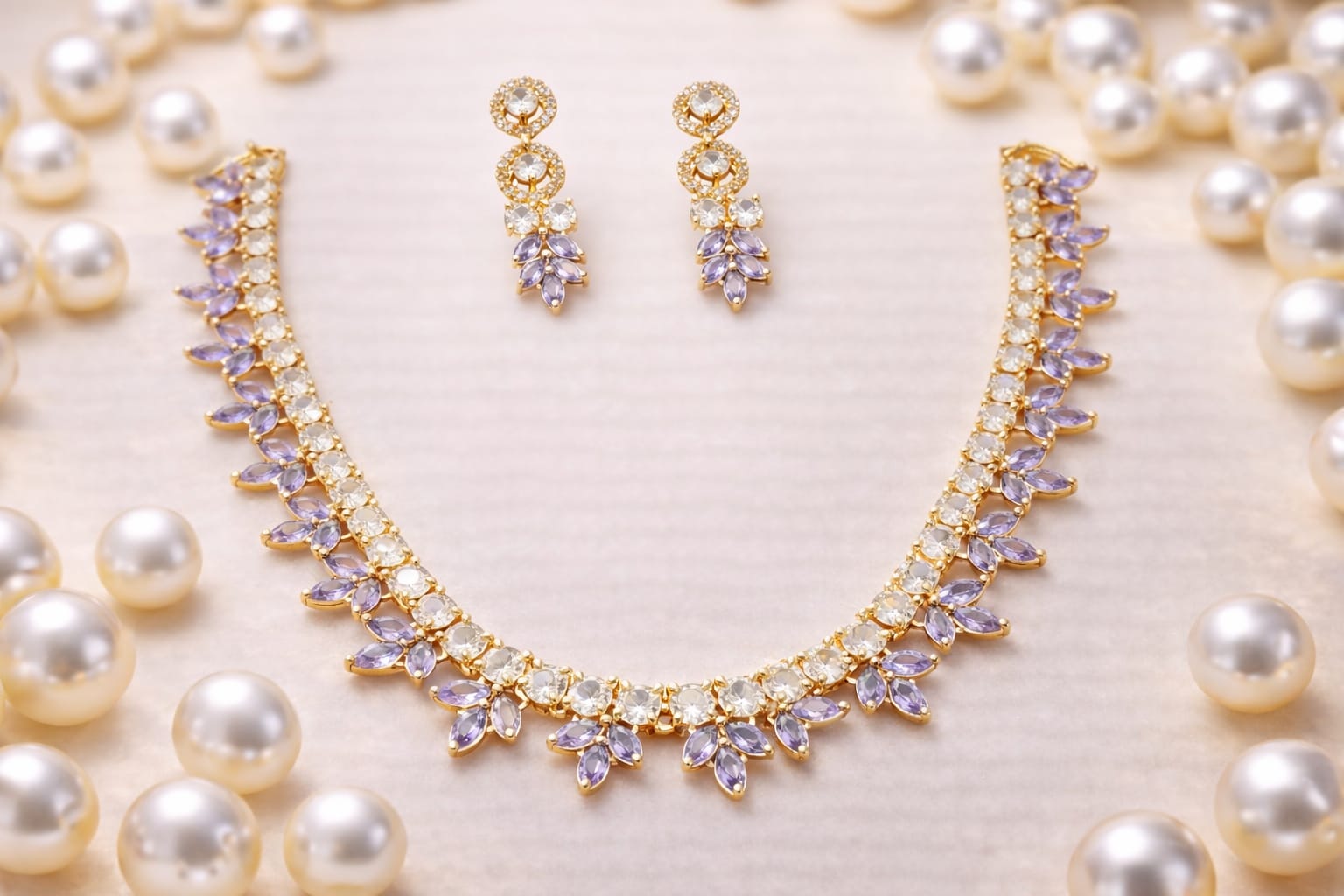 Royal Blossom Necklace Set